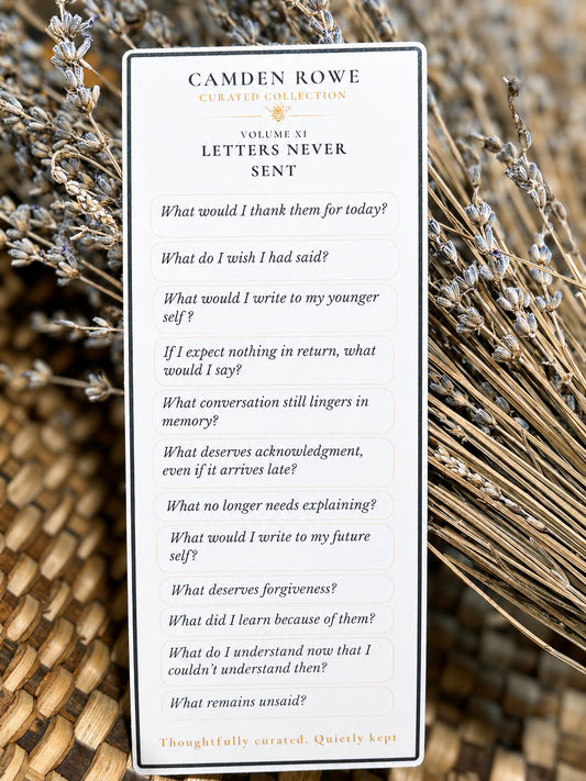 Prompt Library Curated Collection —  Volume XI: Letters Never Sent