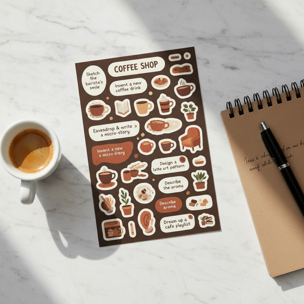 Prompt Library Volume VIII: Coffee Shop — Camden Rowe Expansion Collection